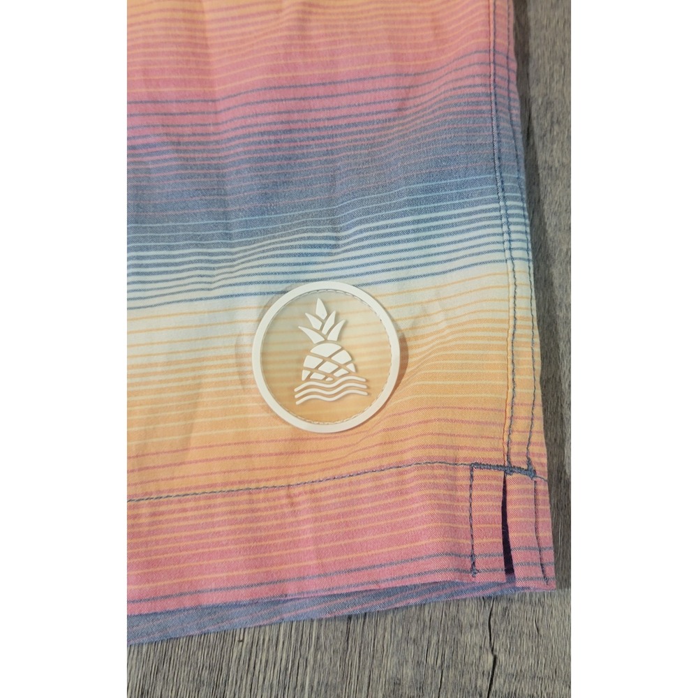 Chubbies Mens XXL Swim Trunks 7 Inch Inseam Sunset Stripe Compression Liner XXL - Picture 6 of 9